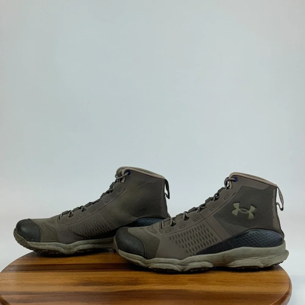 Mens Under Armour Speedfit Brown Mid Outdoor Hiking Ankle‎ Boots Size 9 M GUC
